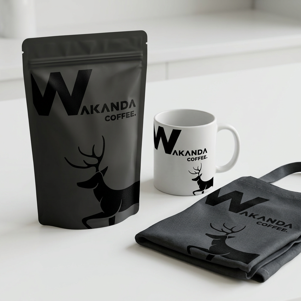 Wakanda Coffee Kurumsal Kimlik
