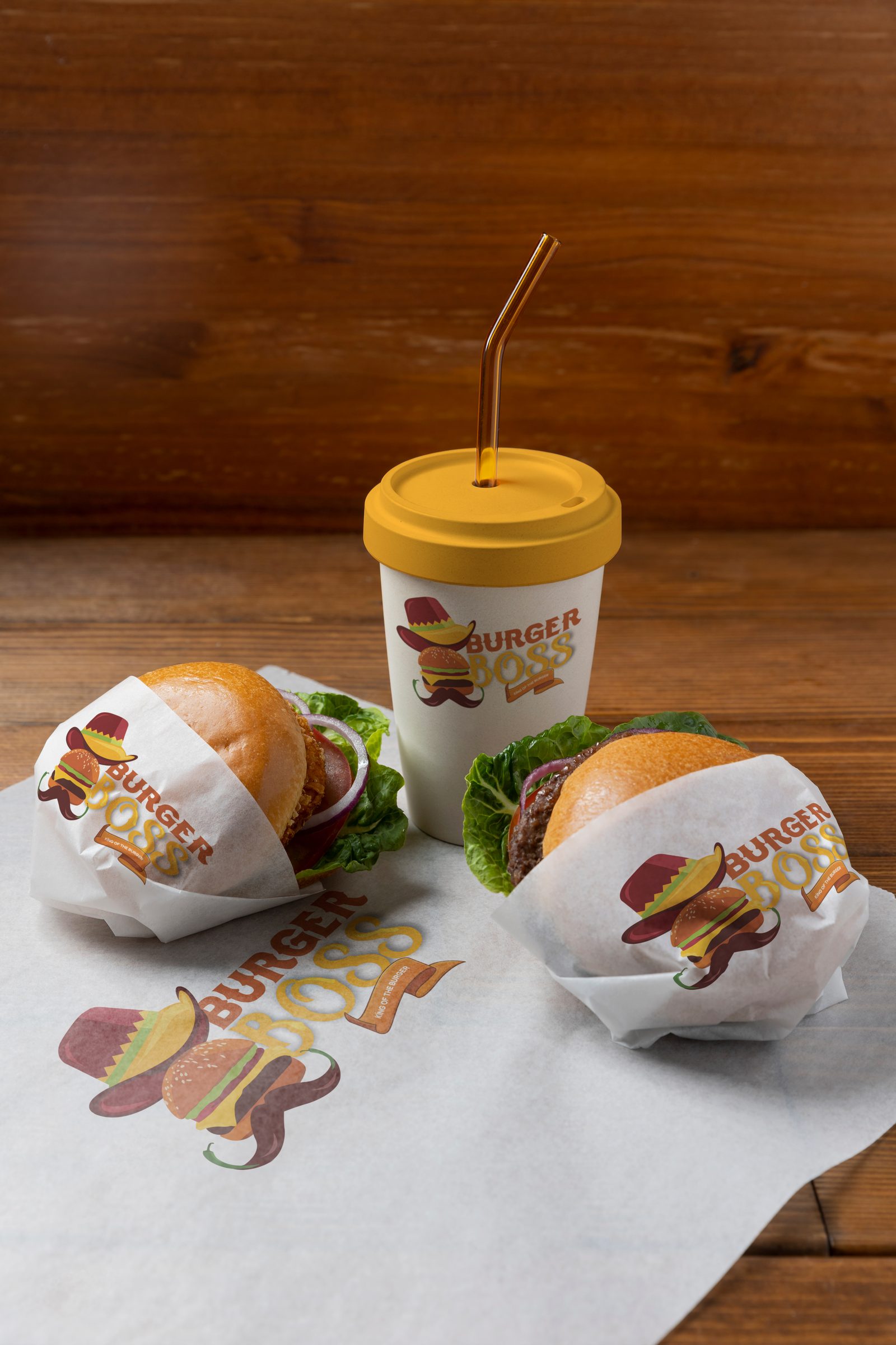 Burger Boss Kurumsal Kimlik Tasarımı